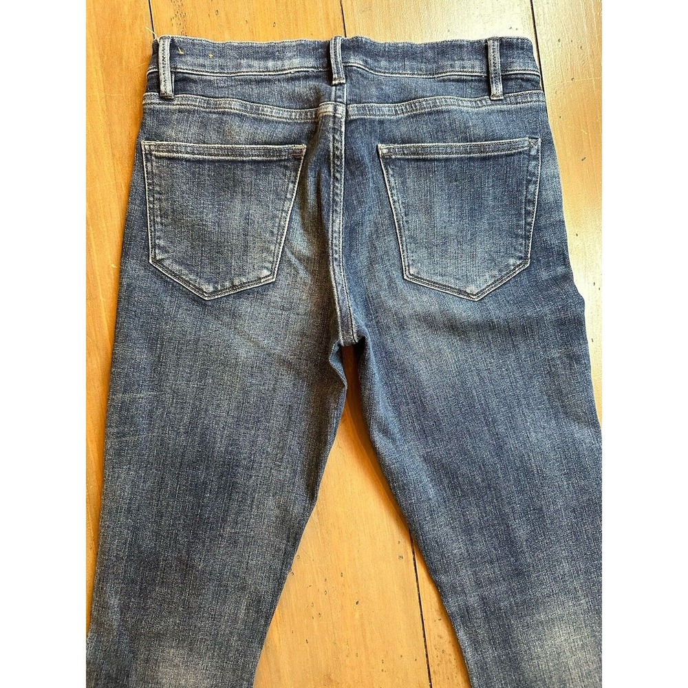 Madewell 10" High Riser Skinny Skinny Jeans Women's Size 26 Blue EUC 31 Inseam - Picture 4 of 8